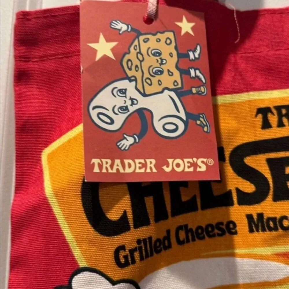 NWT! Trader Joe's Red Cheese Experience Tote